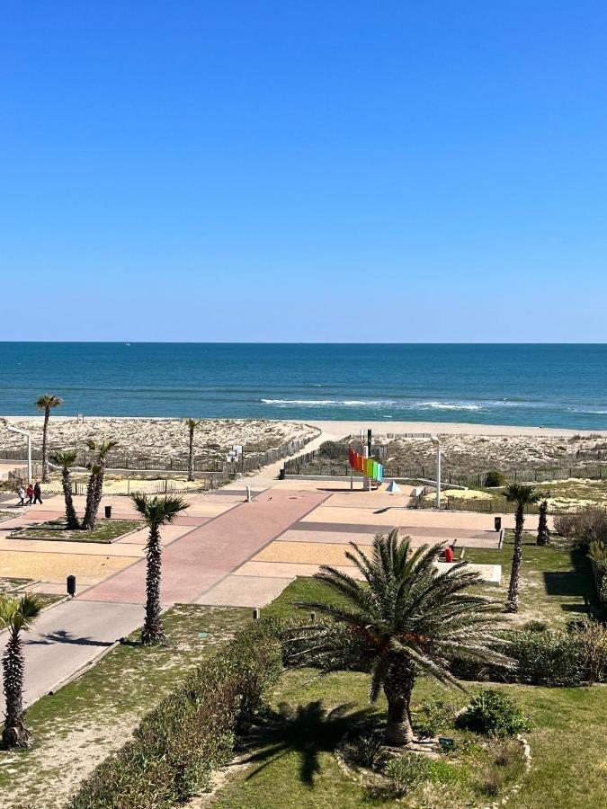 Elégant appartement vue mer wifi parking Le Barcarès Esterno foto