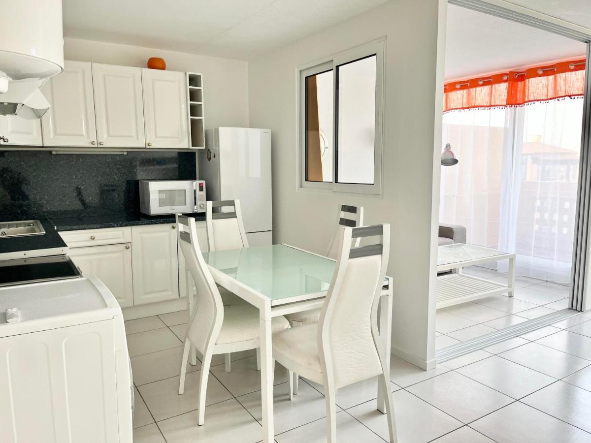 Elégant appartement vue mer wifi parking Le Barcarès Esterno foto