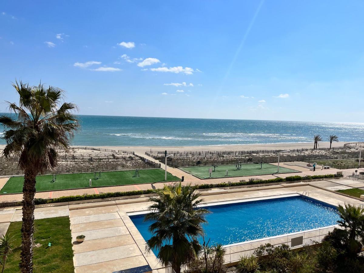 Elégant appartement vue mer wifi parking Le Barcarès Esterno foto