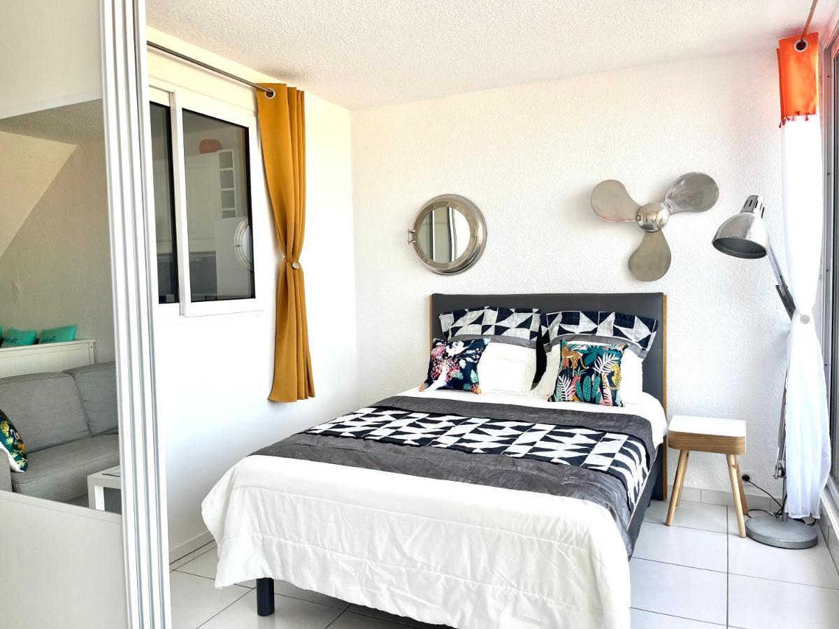 Elégant appartement vue mer wifi parking Le Barcarès Esterno foto