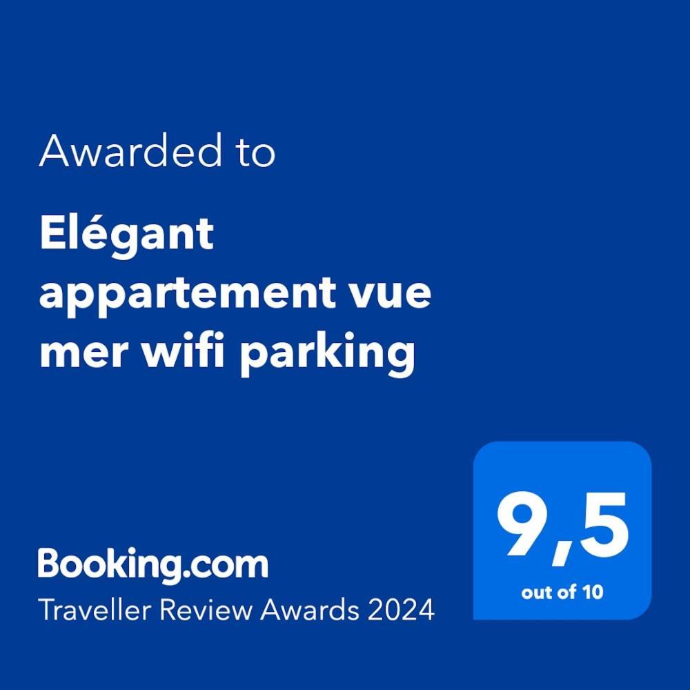 Elégant appartement vue mer wifi parking Le Barcarès Esterno foto
